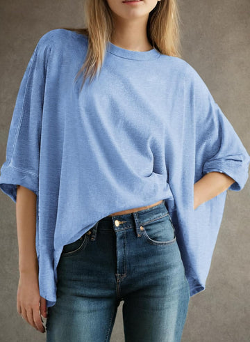 Women's Casual Short Sleeve Loose Basic T-Shirt