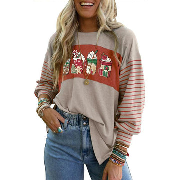 Christmas Sweatshirts for Merry Christmas Cute Long Sleeve Xmas Holiday Pullover Shirt Tops