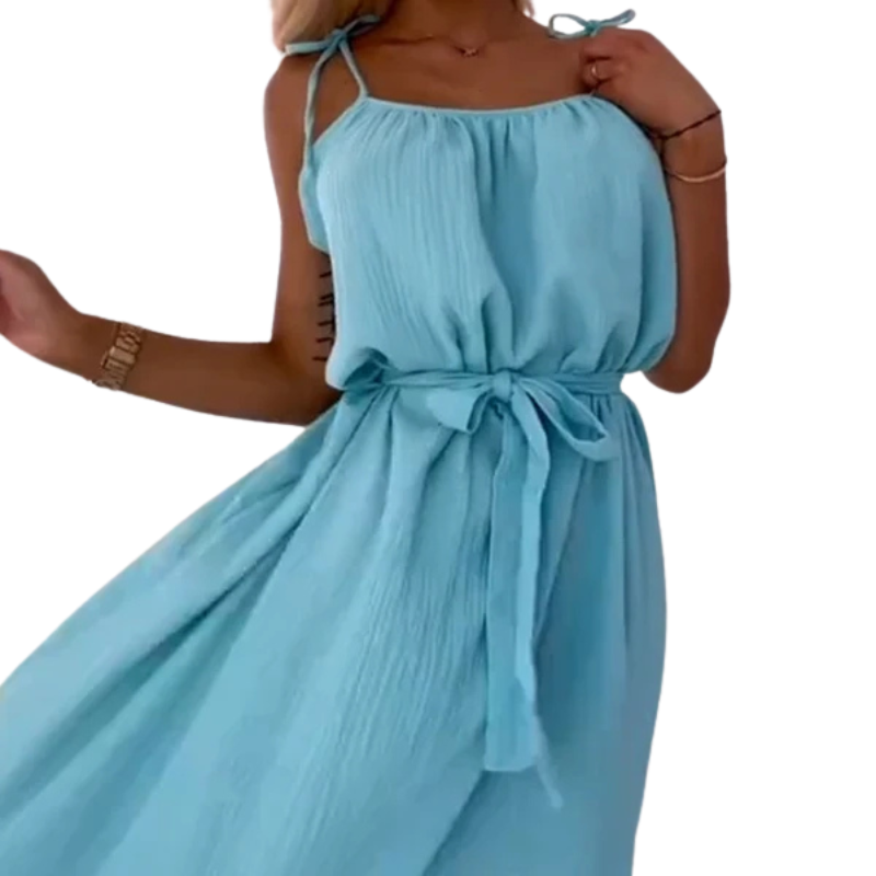 Women's Solid Color Loose-Fit Dress