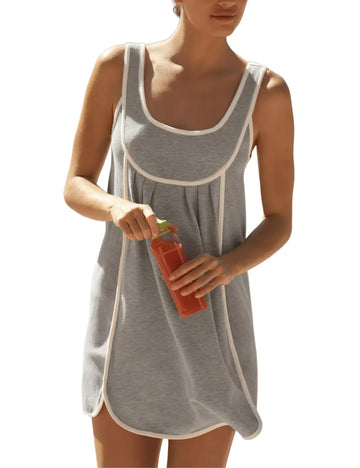 Women's Summer Sports Sleeveless Mini Dress