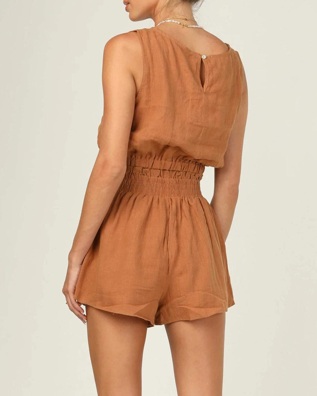 Sleeveless Round Neck Crop 2 Piece Outfits