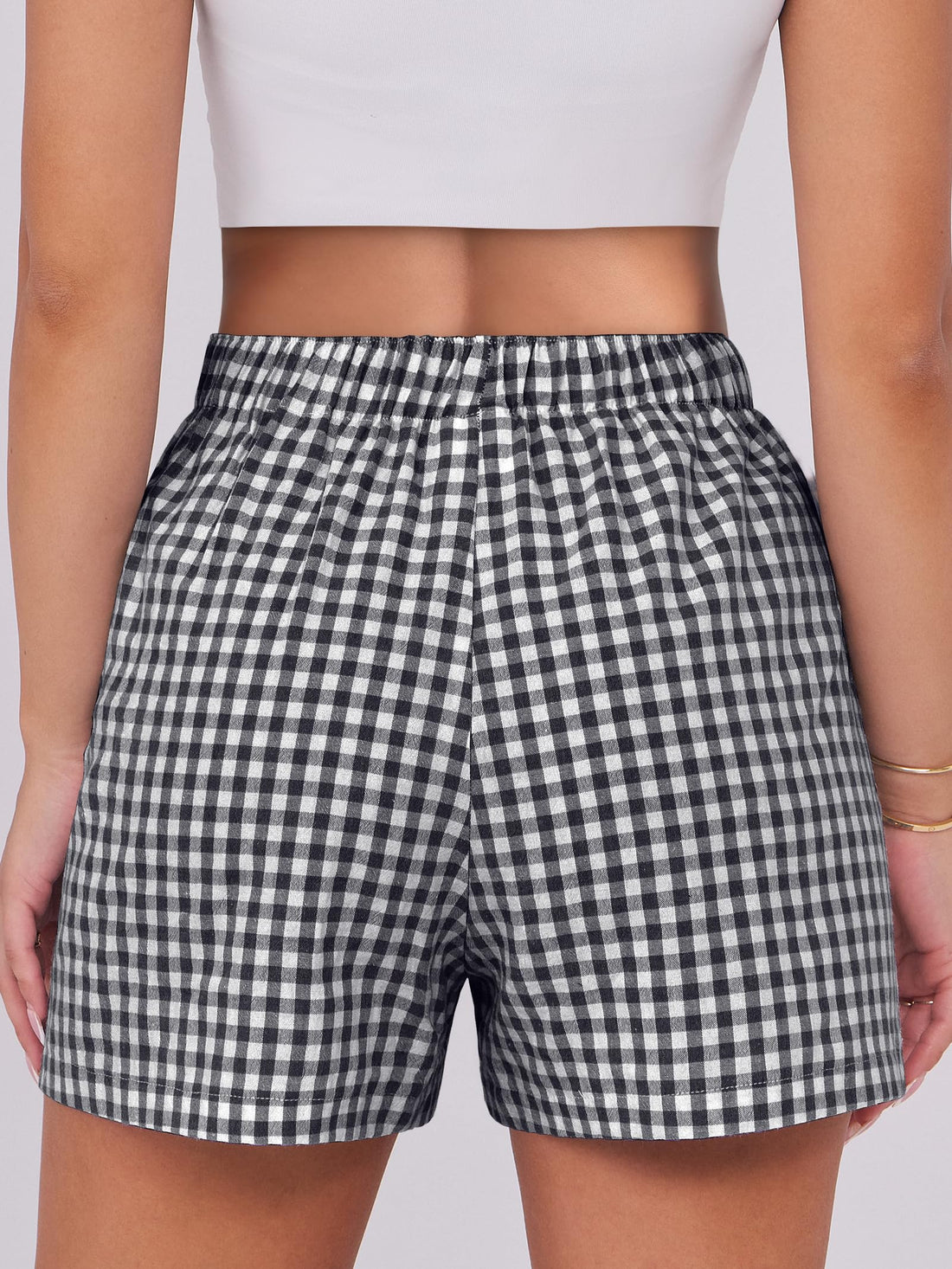 Women’s Plaid Lounge Boxer Shorts