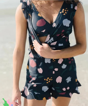 Swimsuit Built-in Bra Three Separate Pieces