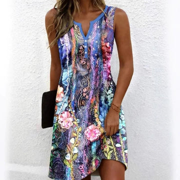 Abstract Art Print Dress: Wearable Gallery Masterpiece