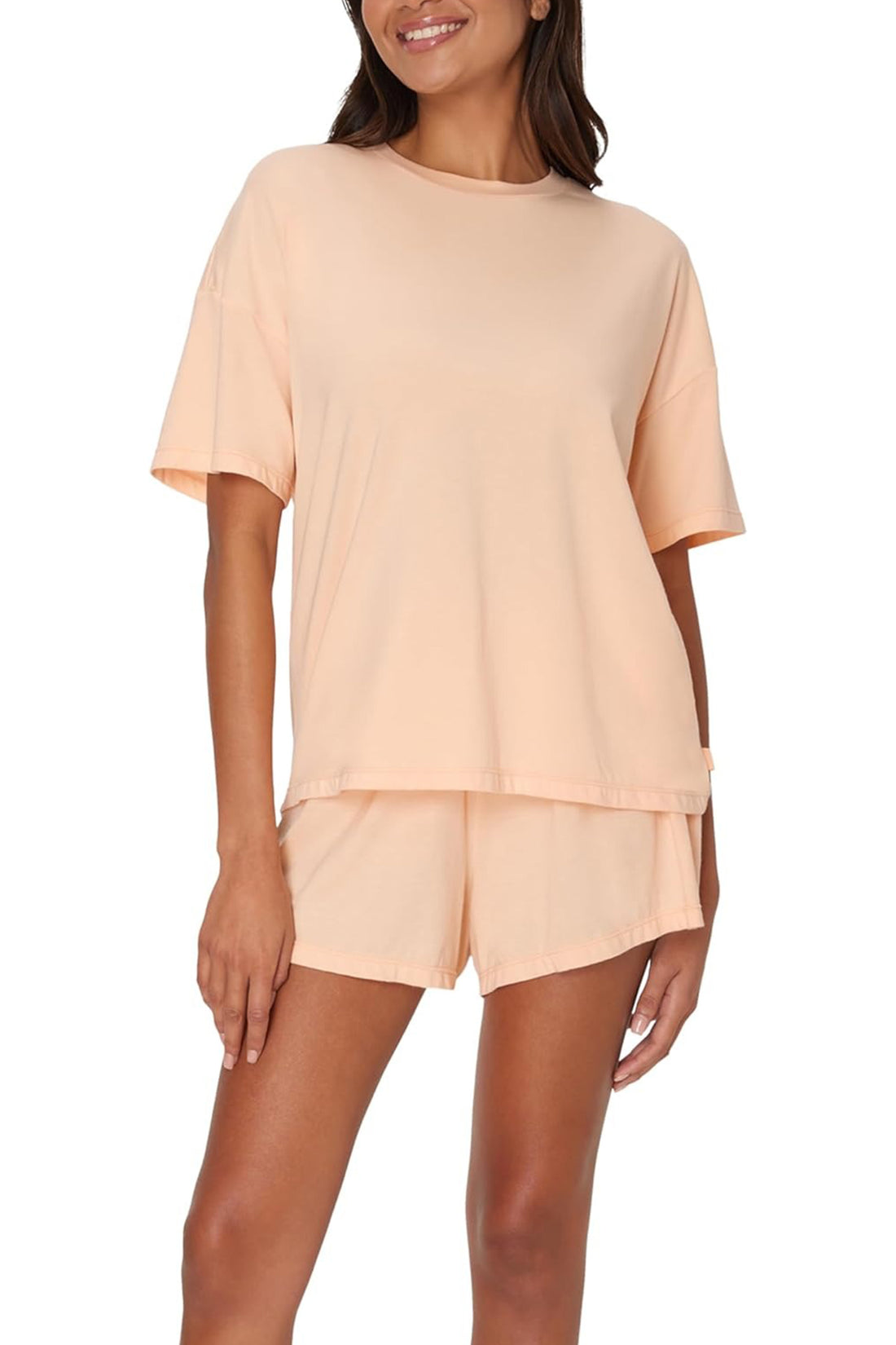 Women's Casual Two-piece Loose-fitting T-shirt and Pajama Set