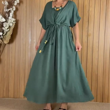 Casual Loose Dolman Sleeve Dress