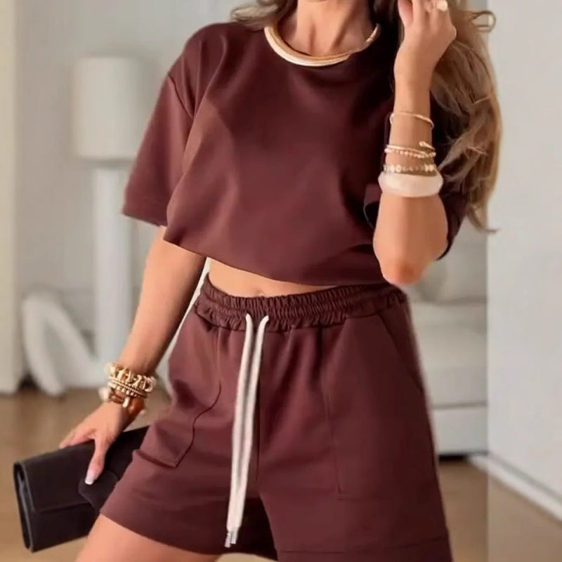 Women’s Stylish Top Shorts 2-Piece Set