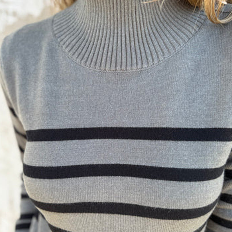 Women's Striped Knit Sweater