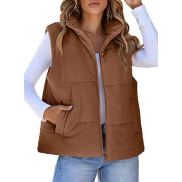 Women’s Casual Comfortable Zip-Up Vest