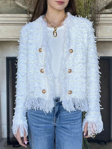 Women's Tassel Elegant Cardigan Jacket