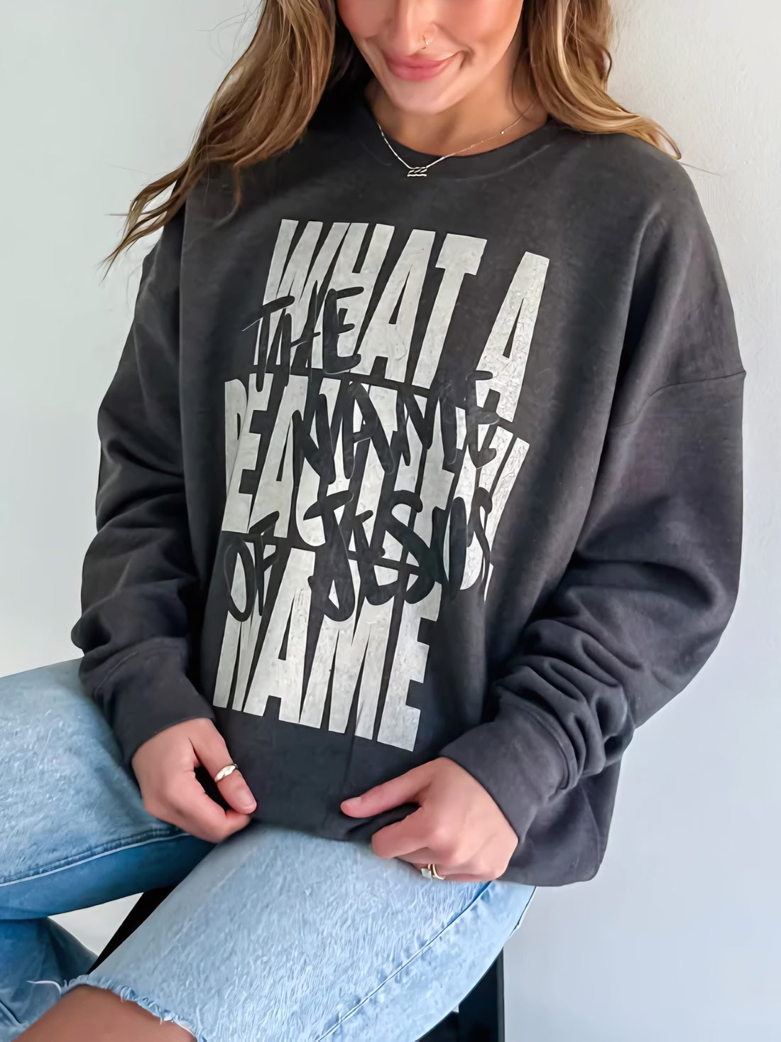 What a Beautiful Name Faith Sweatshirt