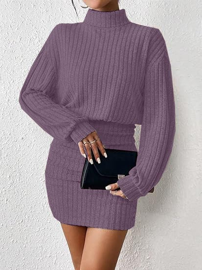 Women's Knitted Sweater Dress