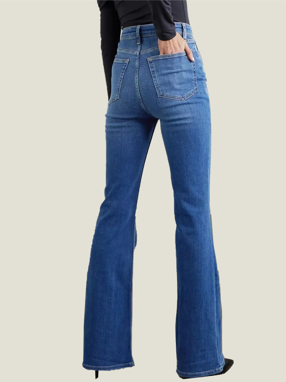 Fitted Vintage Flared Jeans