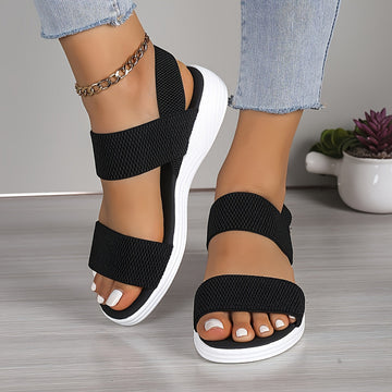 Women's Sandals with Adjustable Straps and Cushioned Footbed