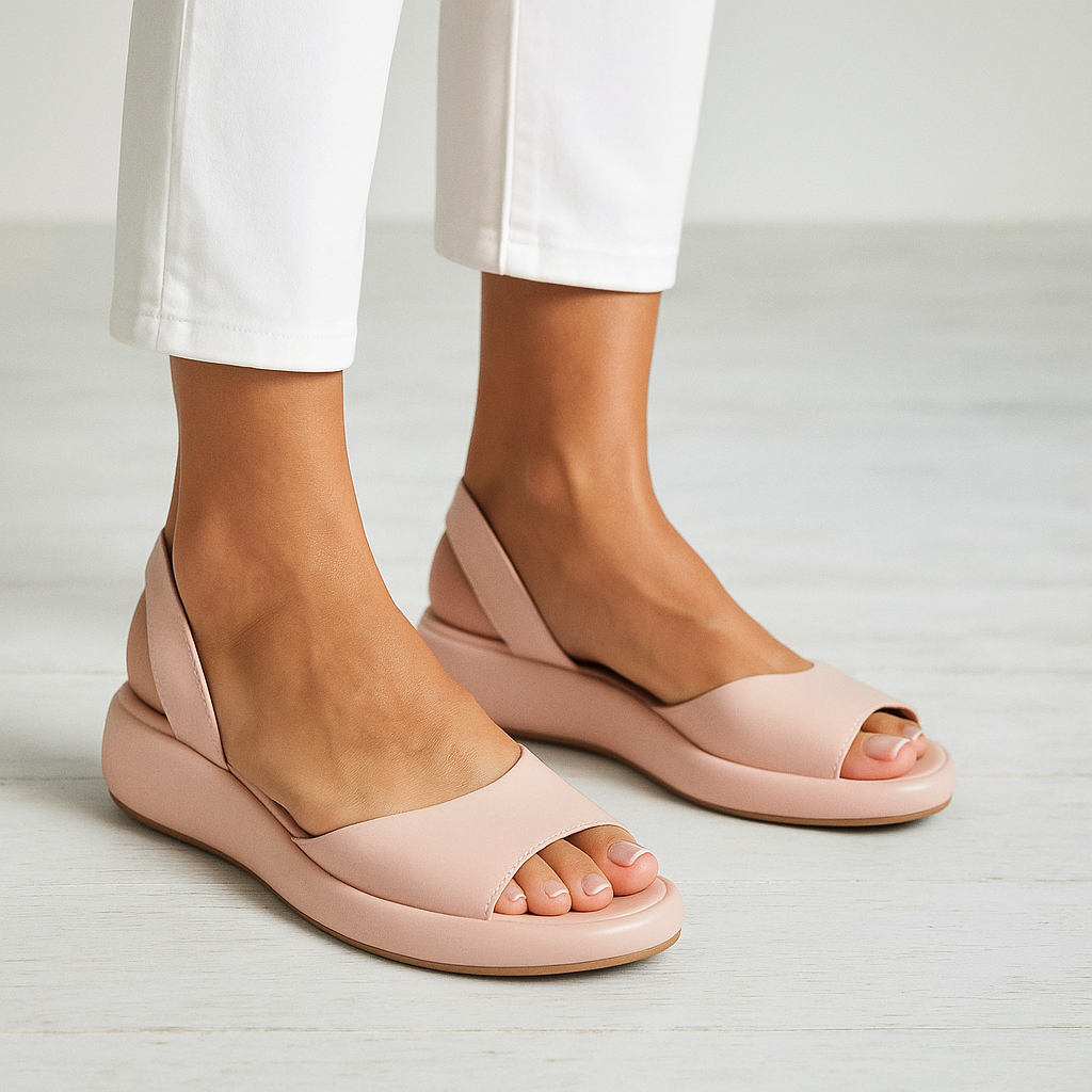 Women's Casual Sandals with Adjustable Straps and Cushioned Footbed