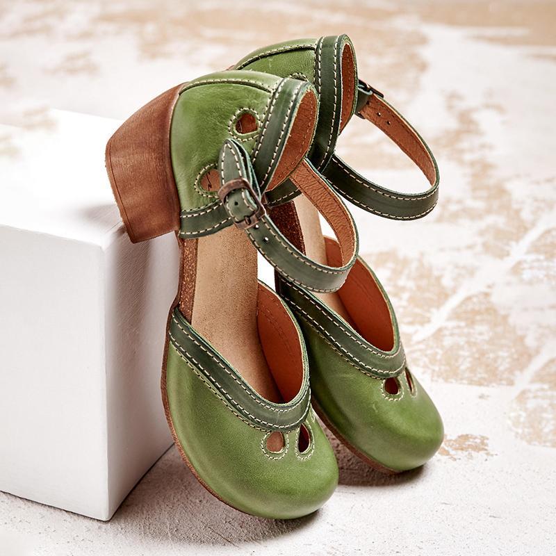Women's Low Heel Flat Sandals with Adjustable Straps and Breathable Design