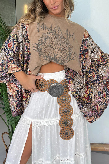 Cool Instincts Boho Printed T-Shirt - 8 Colors