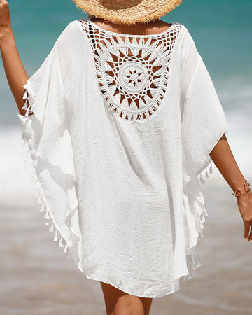 Women's Beach Cover-Up with Lightweight Fabric and Relaxed Fit