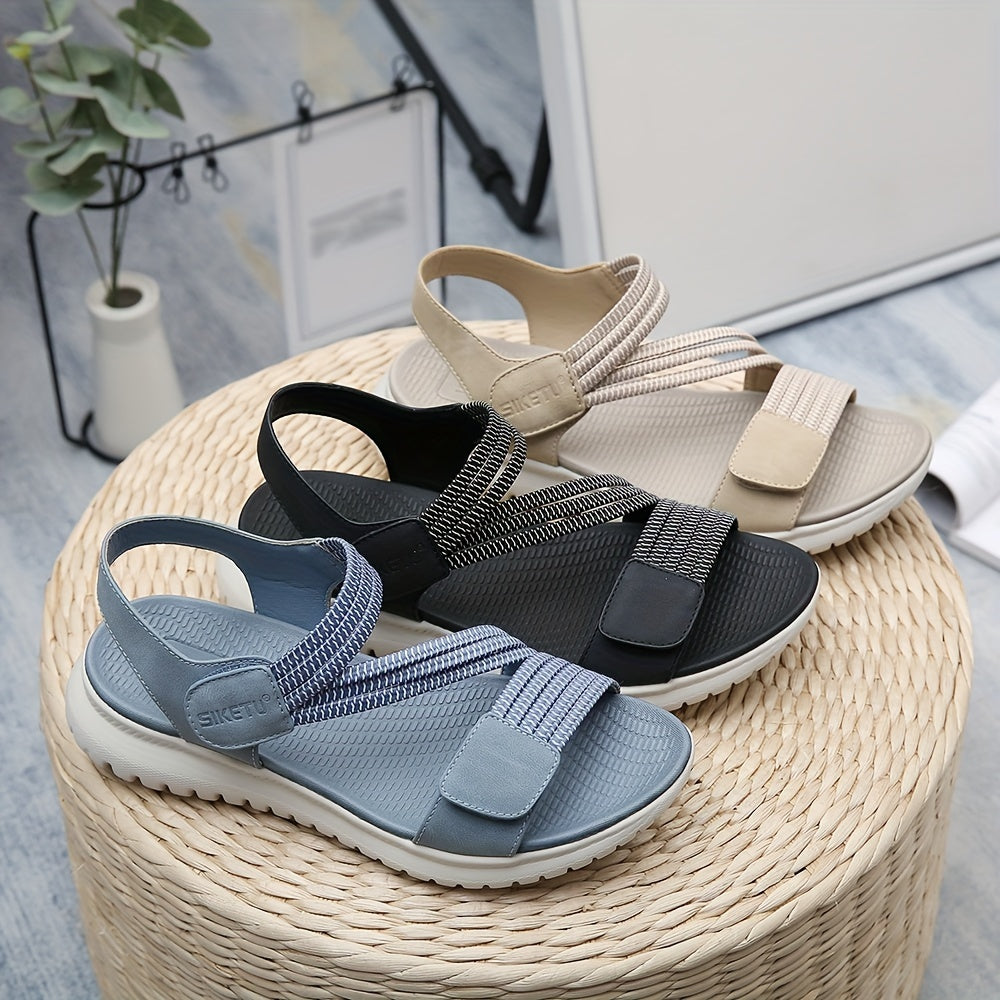 Women's Arch Support Sandals with Adjustable Straps and Cushioned Footbed