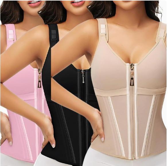 Waist Shapewear for Women with Bra Tummy Control Girdle Workout Shapewear with Adjustable Shoulder Strap In Stock