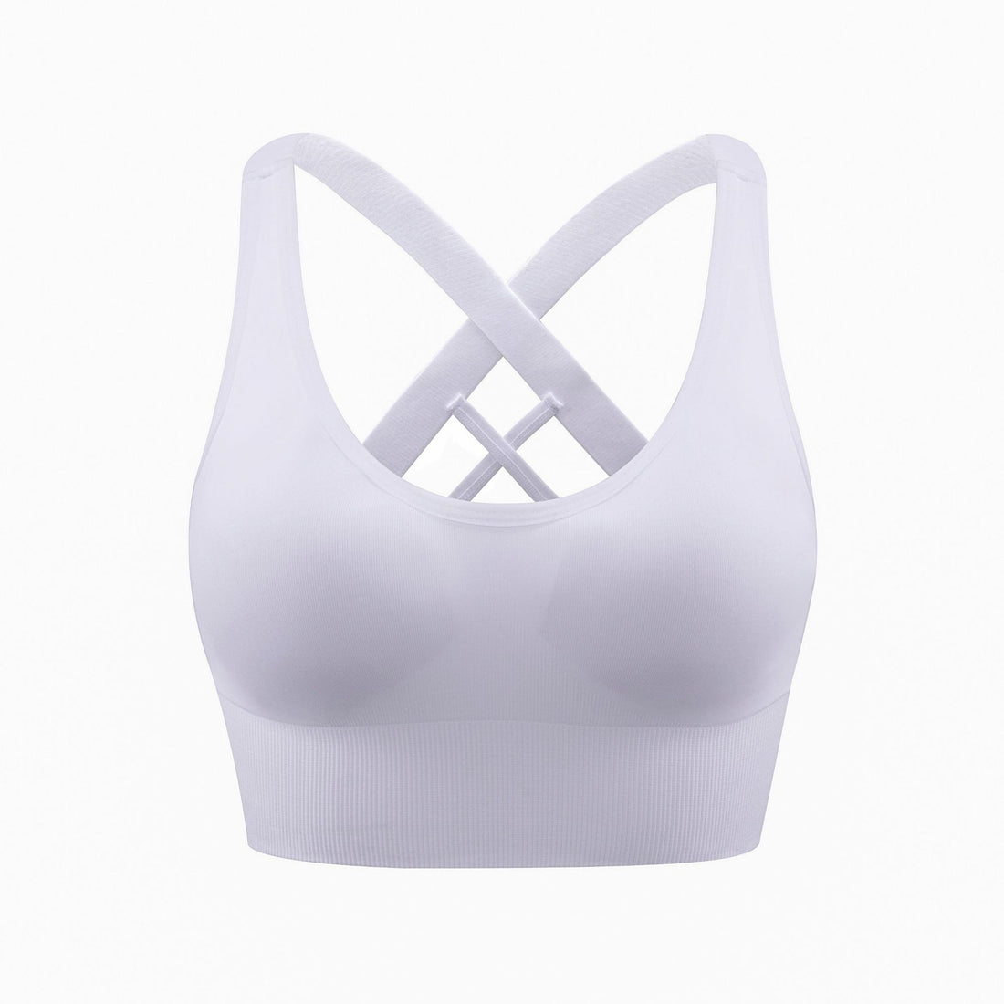 3/4 Cup Wireless Push-Up Workout Top with Side Smoothing