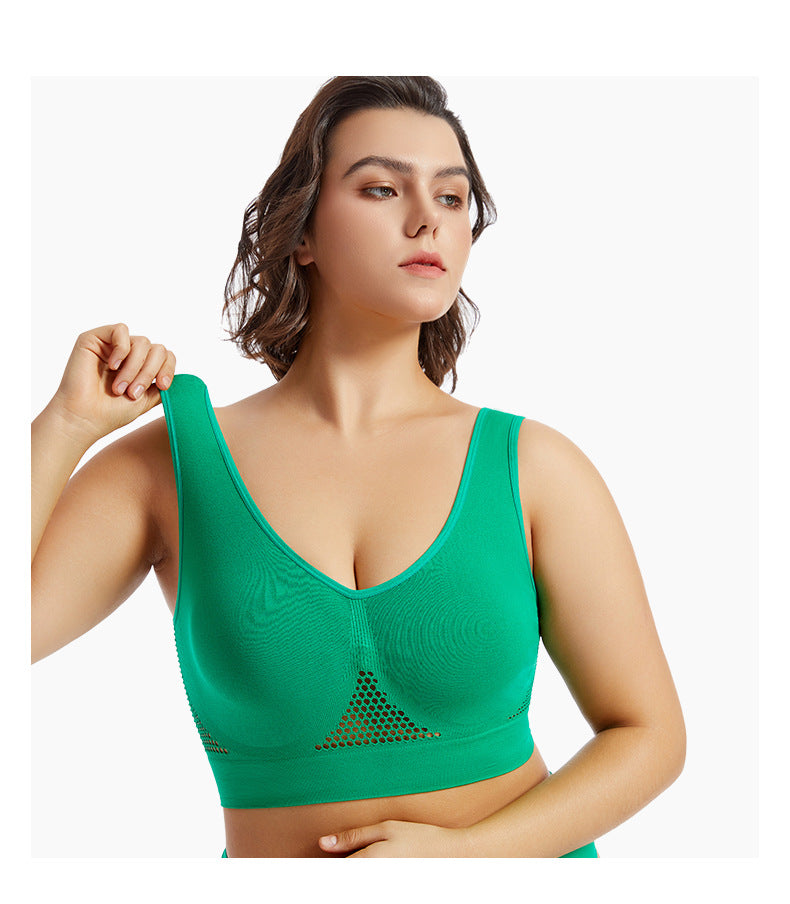 Wireless Unpadded Full Coverage Bralette for Yoga & Lounge