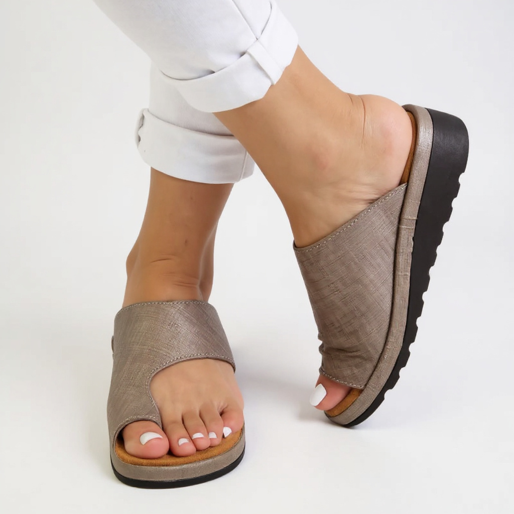 Women's Cushioned Sandals with Arch Support and Adjustable Straps