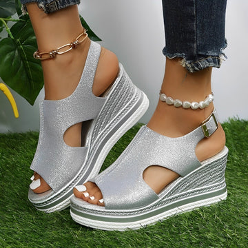 Women's Arch Support Sandals with Adjustable Straps and Cushioned Footbed