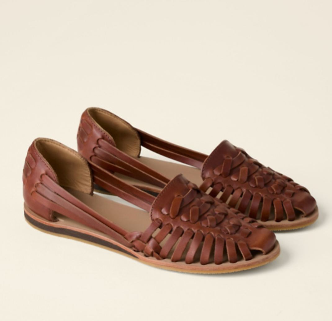 Women's Woven Flat Sandals with Buckle Detail and Comfortable Fit