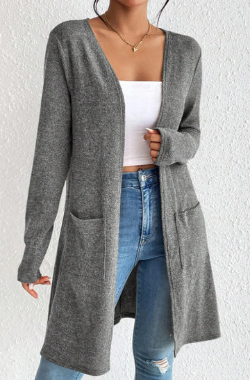 Rib Knit Duster Cardigan