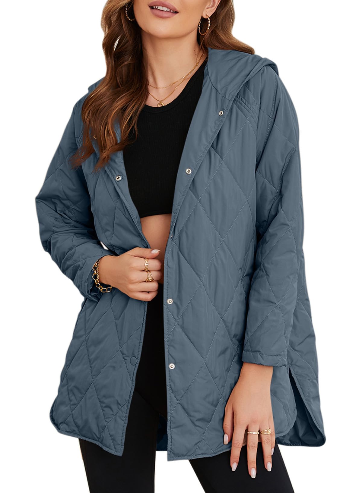 Women's Versatile Long Hooded Casual Jackets