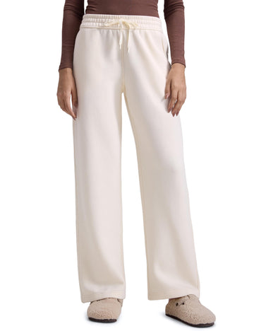 Fleece Lined Straight Leg Sweatpant