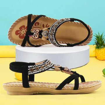 Women's Platform Sandals with Cushioned Footbed and Adjustable Straps