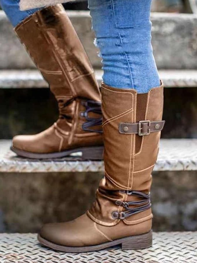 Vintage Solid Martin Boots