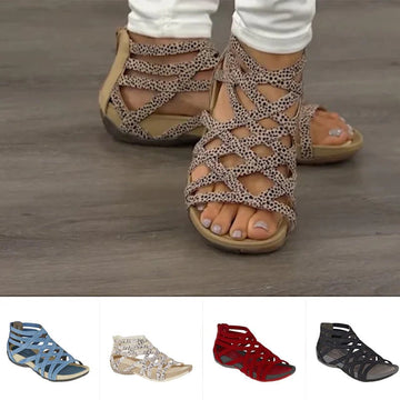 Women's Summer Sandals with Adjustable Straps and Breathable Design