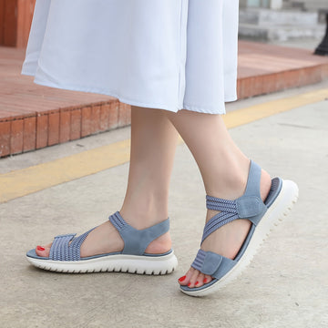 Women's Arch Support Sandals with Adjustable Straps and Cushioned Footbed