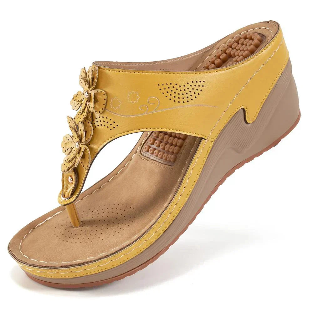 Women's Cushioned Sandals with Arch Support and Adjustable Straps