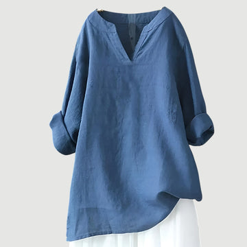Women's Lightweight Summer Top with Breathable Fabric and Relaxed Fit