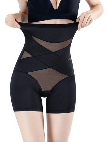 Women's High-Waist Compression Shaper with Firm Control and Stretch Fit