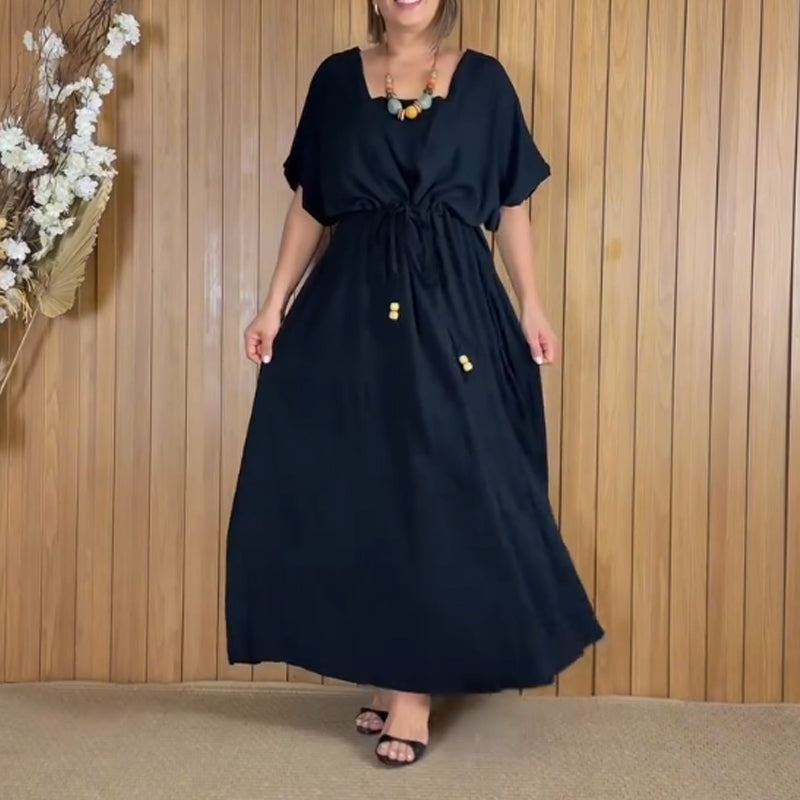 Casual Loose Dolman Sleeve Dress