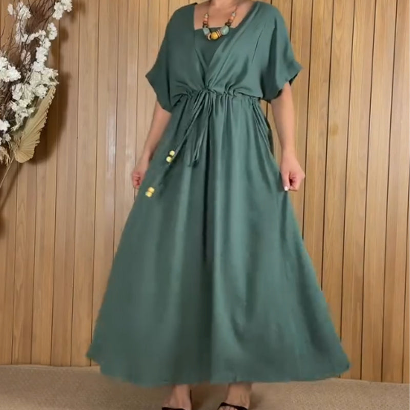 Casual Loose Dolman Sleeve Dress