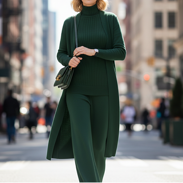 Women’s Elegant Knit 3-Piece Lounge Set